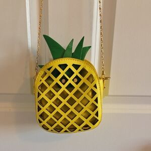 Pineapple Crossbody Bag - Yellow and Green